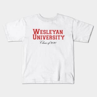 Wesleyan University Class of 2020 Kids T-Shirt